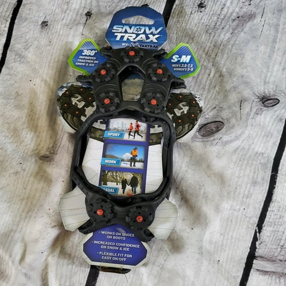 Snow Trax Covers for Sneakers Boots Walking Shoes sz S/M - Picture 1 of 5